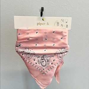 Piper K | Pink Bandana Scarf